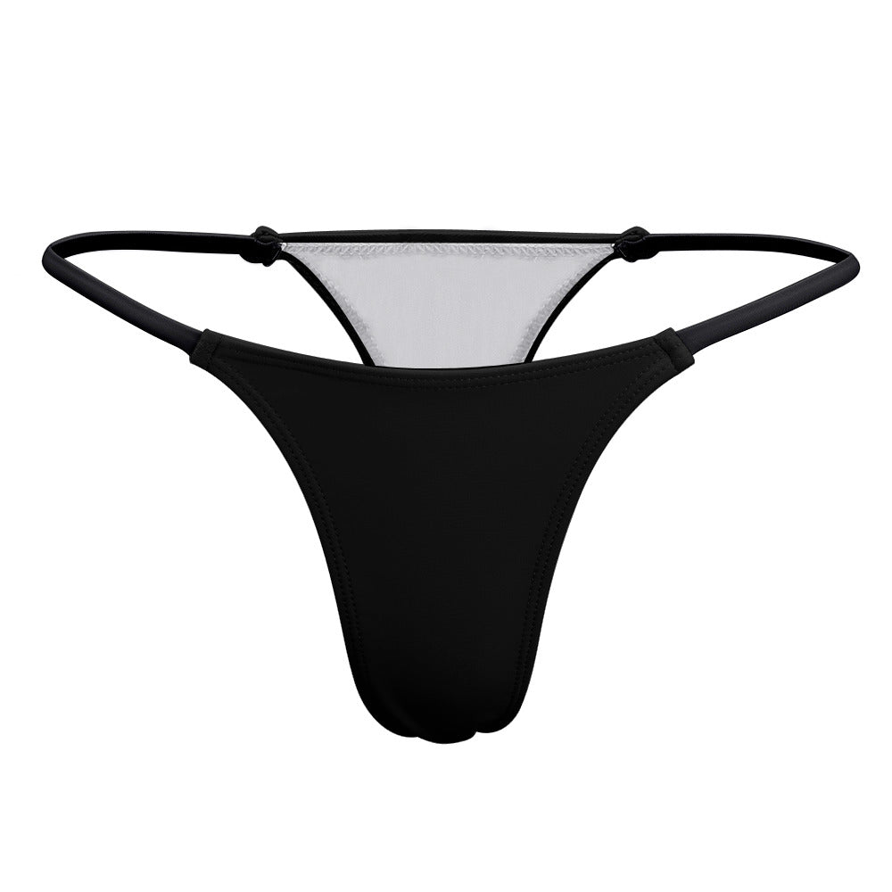Ladies Sexy Thin Thong - "Black" - Premium Thin Thong from Concordia Style Boutique - Just $18! Shop now at Concordia Style Boutique