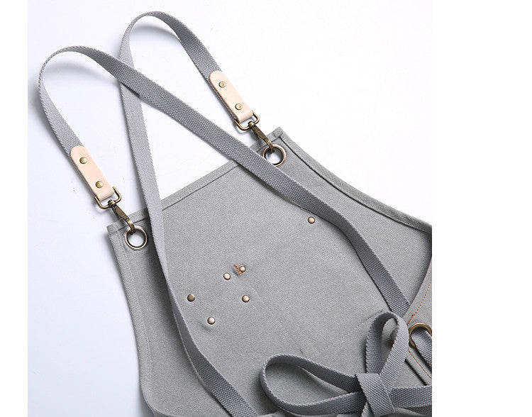Barber Shop Work Wear Female Trendy Fashion Apron - Premium Castor Oil from erDouckan - Just $43! Shop now at Concordia Style Boutique