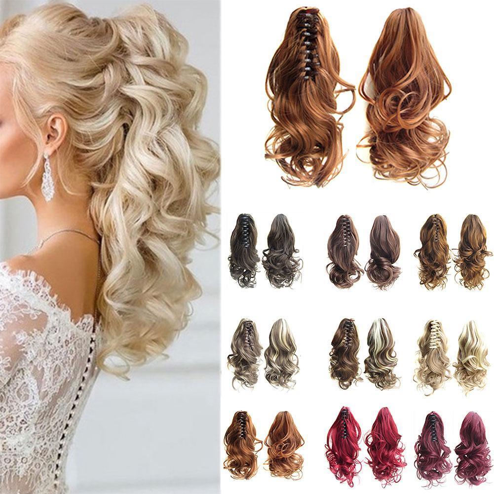 Long Wave Ponytail Wrap Around Ponytail - Clip In Hair Headwear - Gray Hairpiece Natural Extensions - Concordia Style Boutique