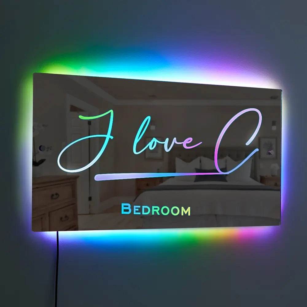 Personalised Name Mirror / Light Up Mirror - Concordia Style Boutique