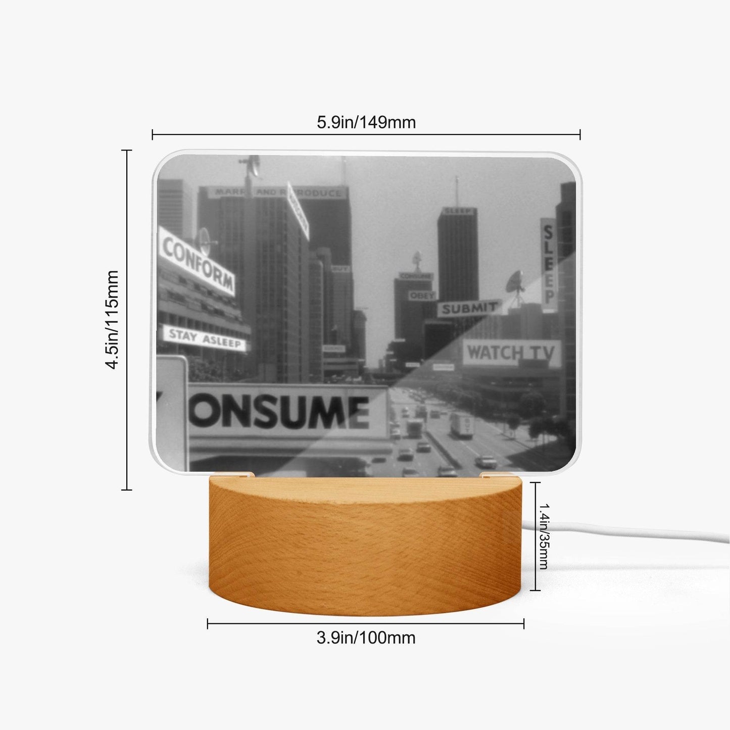 Acrylic Plaque with Stand - Concordia Style Boutique