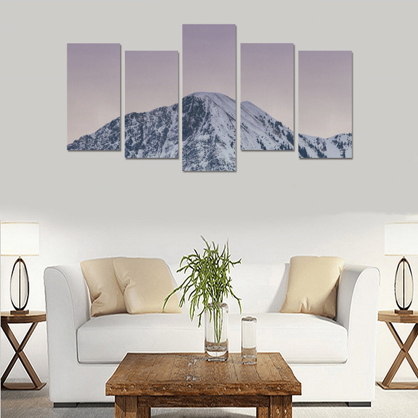 Canvas Wall Art Prints (No Frame) 5-Pieces -"The Range" - Premium Canvas Wall Art Prints from Concordia Style Boutique - Just $37.46! Shop now at Concordia Style Boutique