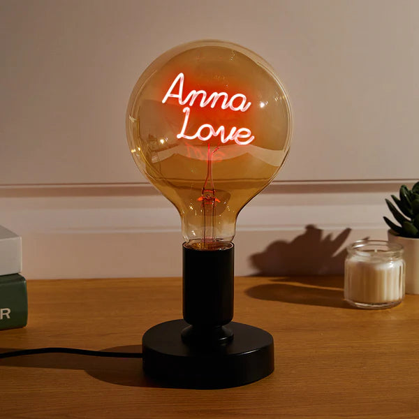 Personalized Custom Vintage Edison Led Filament Modeling Lamp with Custom Text - Soft Light Bulbs- Decorative Colorful Lights Led - Personalized Gift - Premium Lamp from Concordia Style Boutique - Just $25.20! Shop now at Concordia Style Boutique