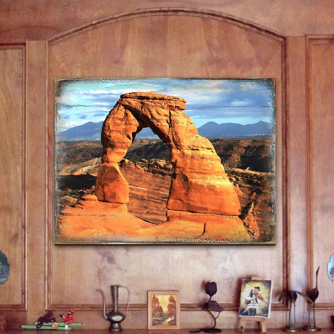 Grand Canyon Art Wooden Wall Art by Nature Wonders - Nature Wildlife Decor - 95280B