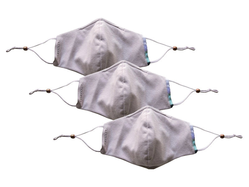 Alyx Organic Cotton Face Mask 3-pack, Mauve