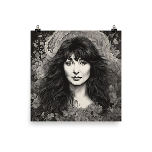 Kate Bush Portrait on Matte Paper Poster - Concordia Style Boutique