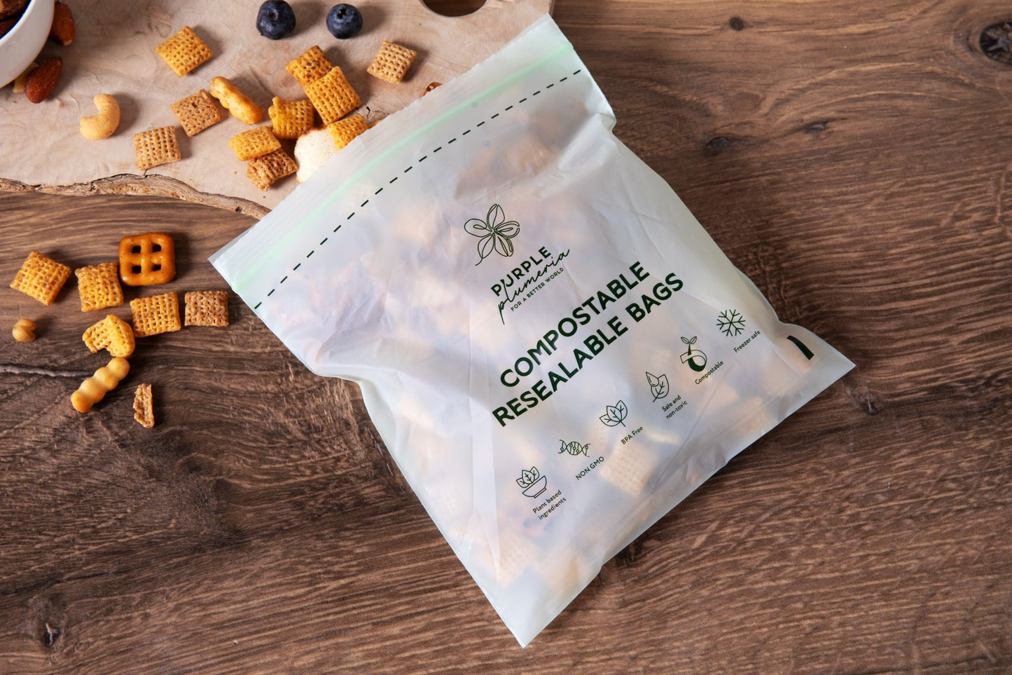 The Complete Eco Friendly Kitchen Bundle – Compostable Zip Bags, Cling wrap, Sponges & Trash Bags