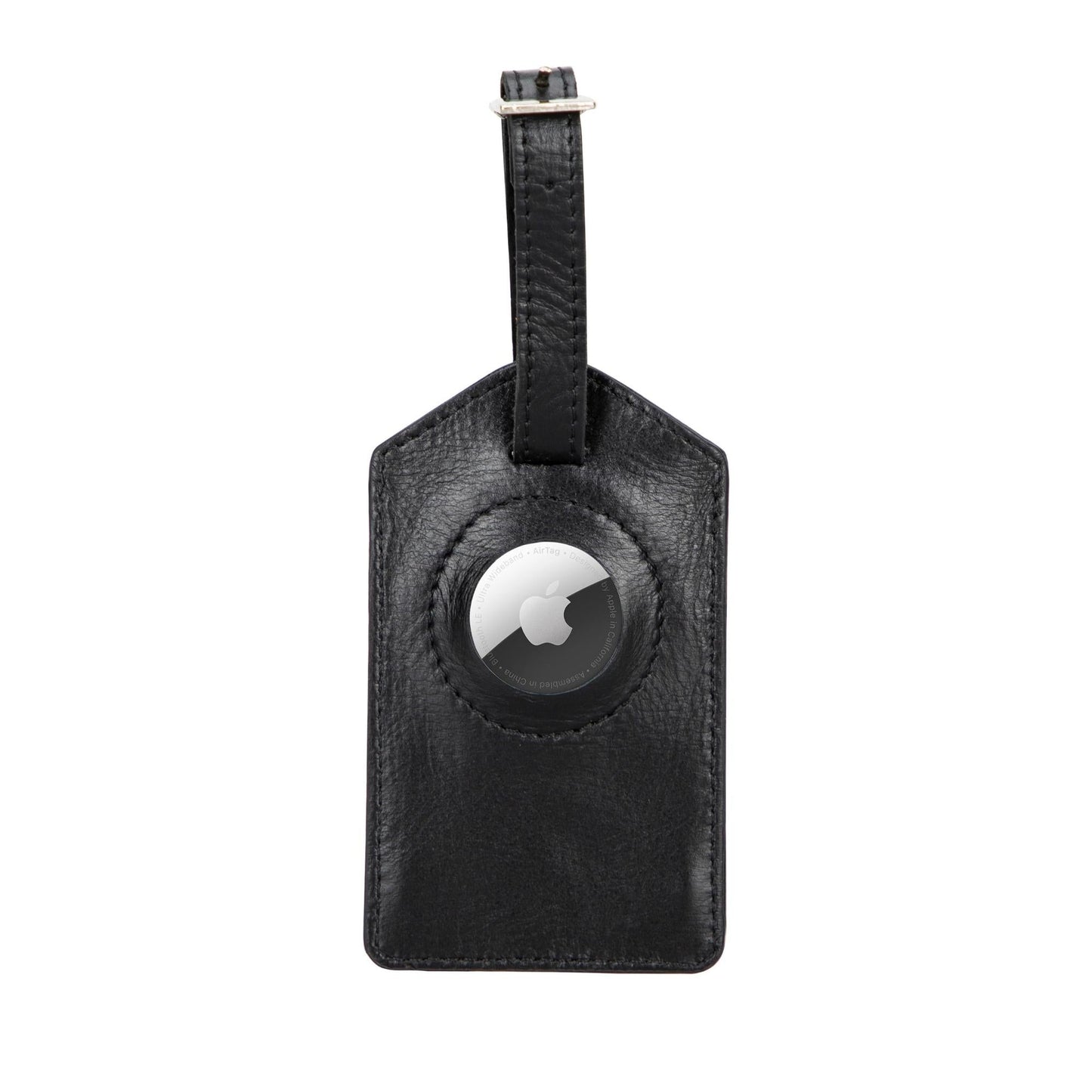 Estes Genuine Leather Luggage Tag with AirTag Slot - Concordia Style Boutique