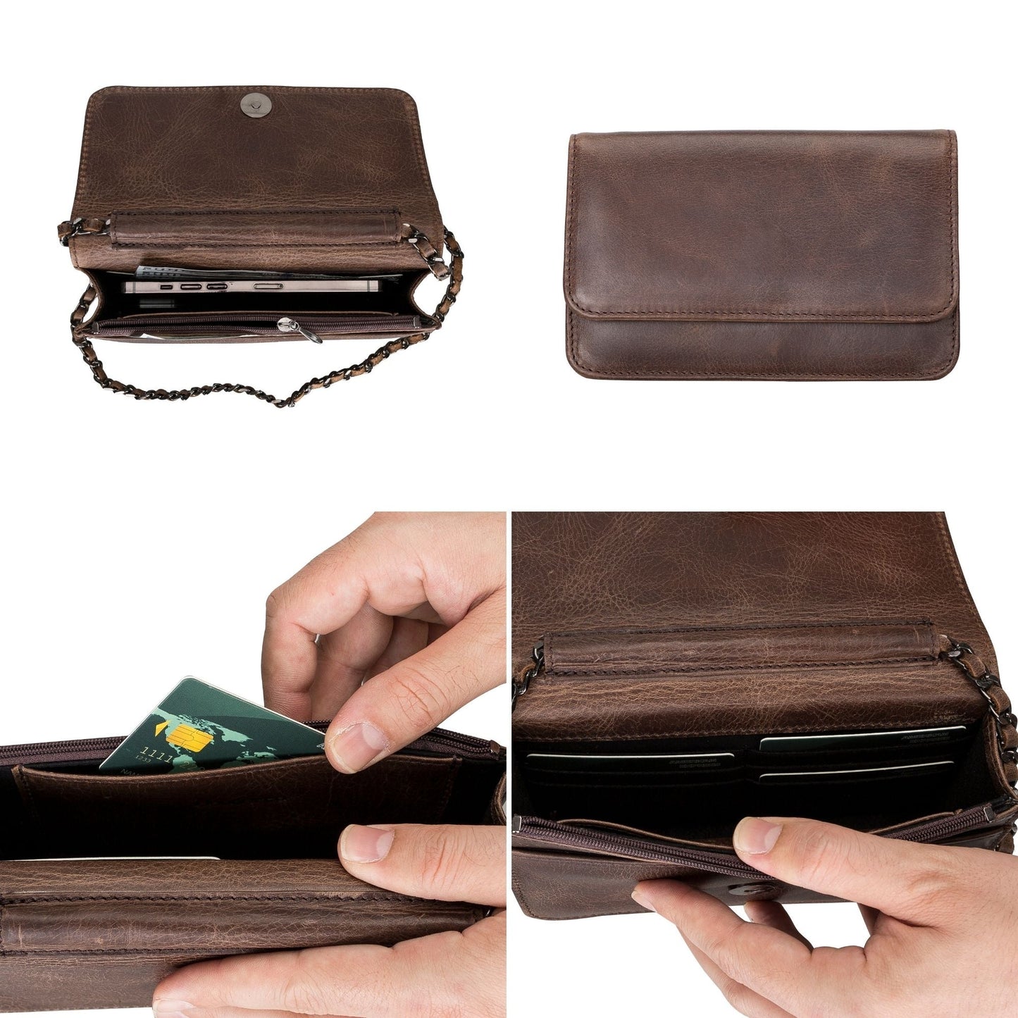 Evanston Minimalist Leather Handbag for Women - Concordia Style Boutique