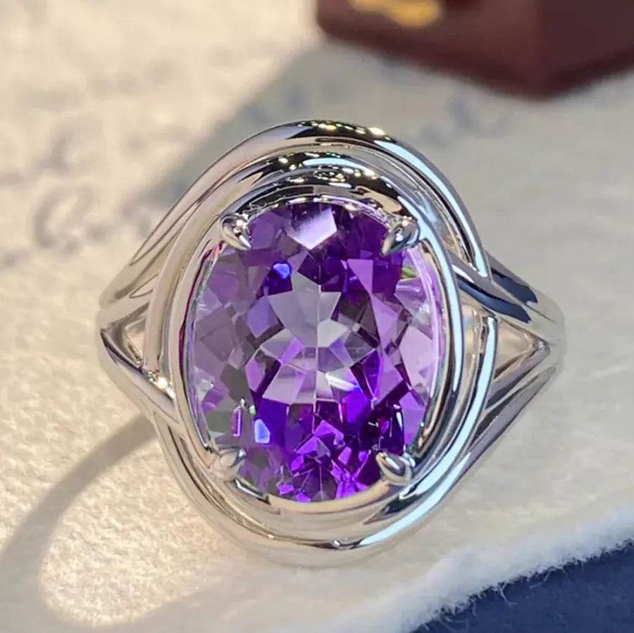 Amethyst Fashion Ring for Women - Concordia Style Boutique