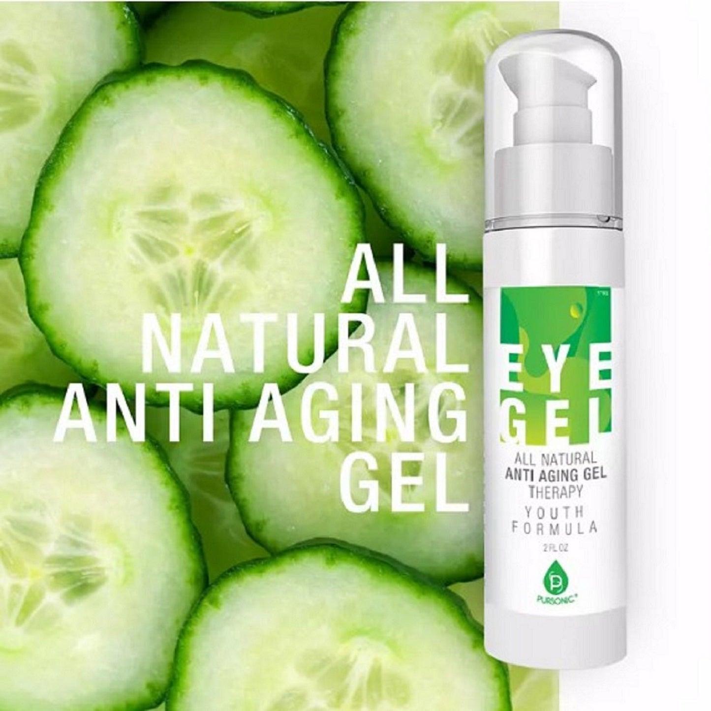 All Natural Professional Anti Aging Eye Gel 2 Oz - Concordia Style Boutique