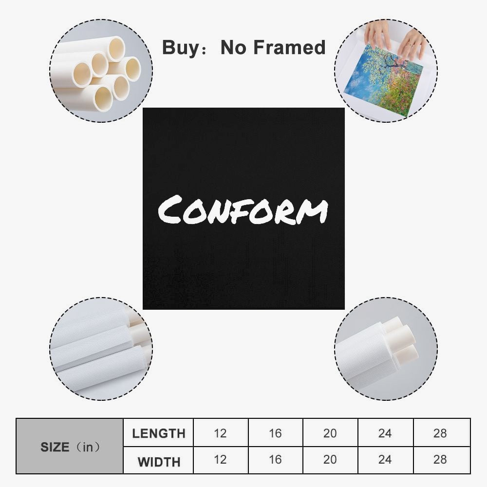 Square Unframed Canvas Prints - Conform - Concordia Style Boutique