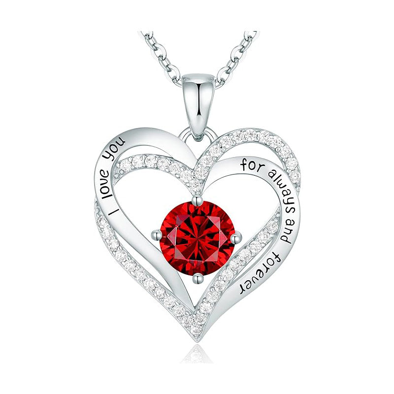 Heart Birthstone Necklace - "Memento Mori" - Premium Necklace from Concordia Style Boutique - Just $25.75! Shop now at Concordia Style Boutique
