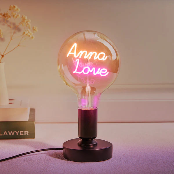 Personalized Custom Vintage Edison Led Filament Modeling Lamp with Custom Text - Soft Light Bulbs- Decorative Colorful Lights Led - Personalized Gift - Premium Lamp from Concordia Style Boutique - Just $25.20! Shop now at Concordia Style Boutique
