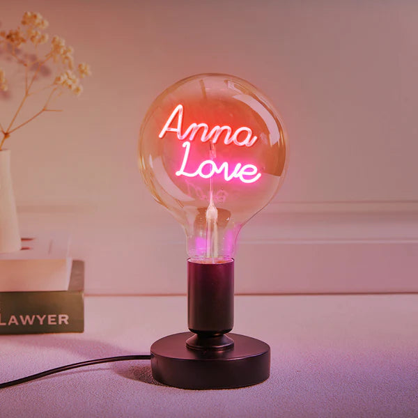 Personalized Custom Vintage Edison Led Filament Modeling Lamp with Custom Text - Soft Light Bulbs- Decorative Colorful Lights Led - Personalized Gift - Premium Lamp from Concordia Style Boutique - Just $25.20! Shop now at Concordia Style Boutique