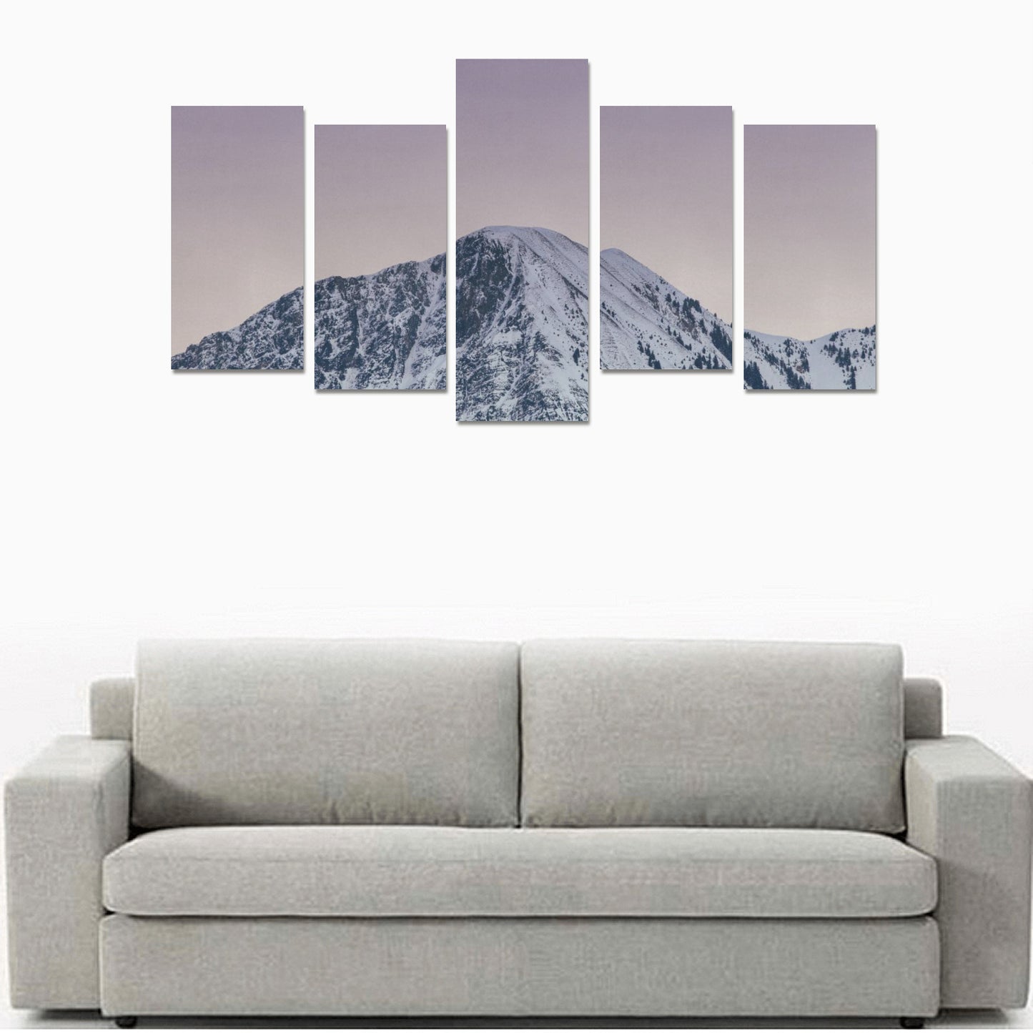 Canvas Wall Art Prints (No Frame) 5-Pieces -"The Range" - Premium Canvas Wall Art Prints from Concordia Style Boutique - Just $37.46! Shop now at Concordia Style Boutique