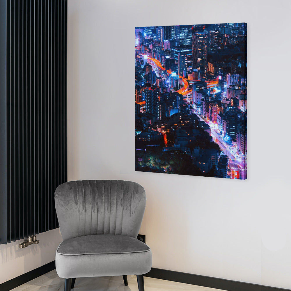 Canvas Print Multiple sizes Unframed & Framed (Vertical) -"The City" - Premium Artwork from Concordia Style Boutique - Just $55.98! Shop now at Concordia Style Boutique