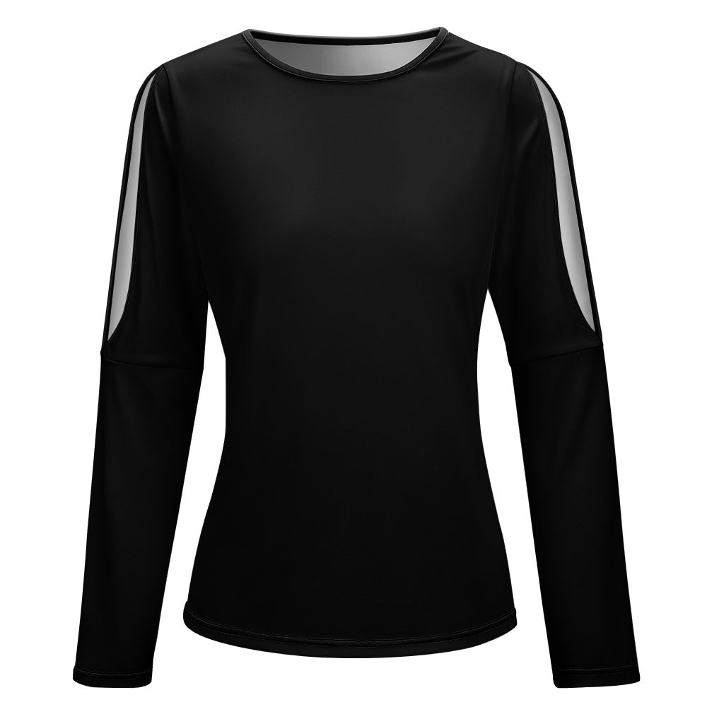 Women's Off Shoulder T-Shirt - "Black" - Premium Off Shoulder T-Shirt from Concordia Style Boutique - Just $27.78! Shop now at Concordia Style Boutique