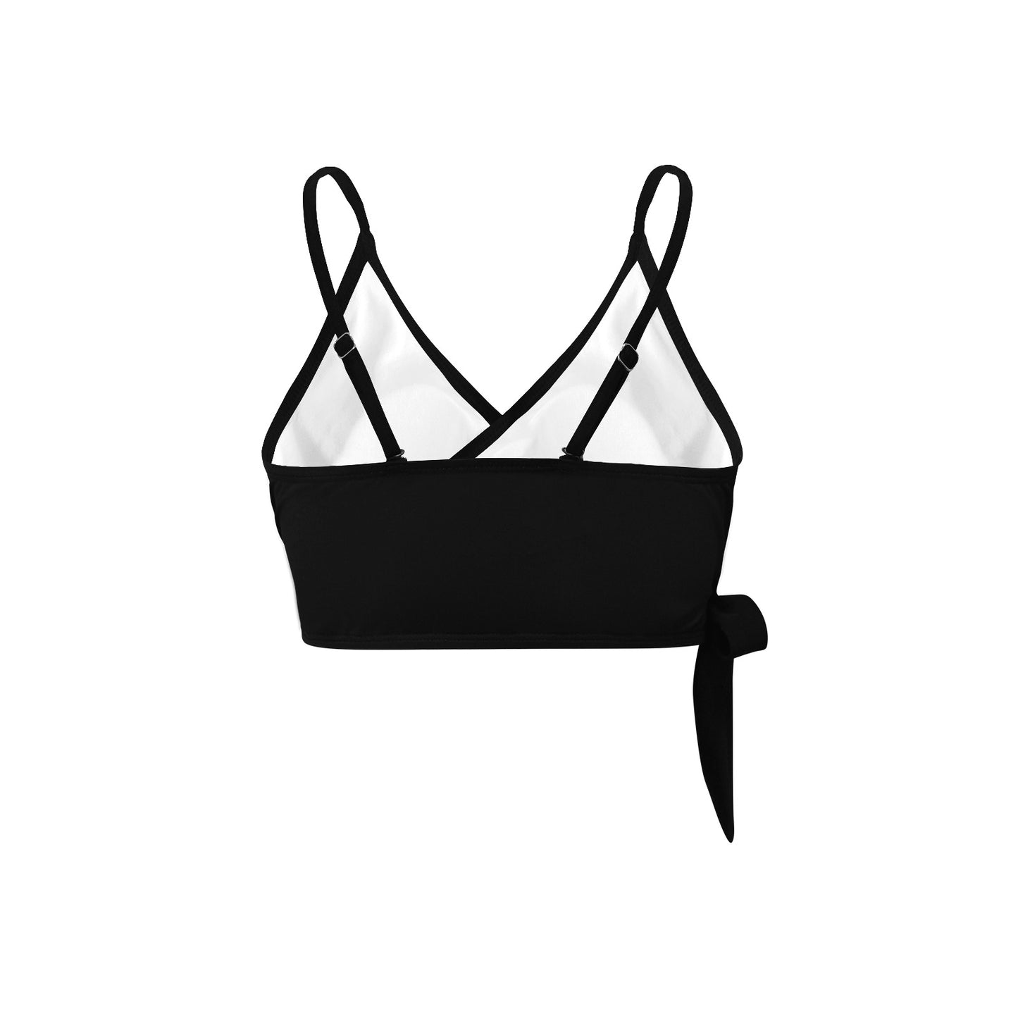 Knot Side Bikini Top - "Black" - Premium Bikini Top from Concordia Style Boutique - Just $24.54! Shop now at Concordia Style Boutique