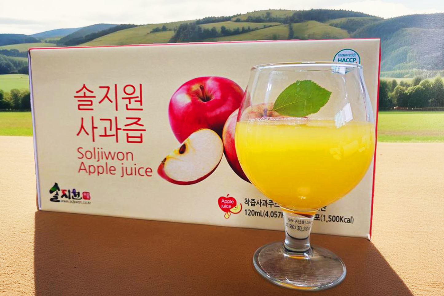 Soljiwon Apple Juice 4.0oz(120ml)* 30ea - Concordia Style Boutique