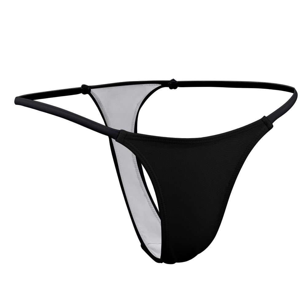 Ladies Sexy Thin Thong - "Black" - Premium Thin Thong from Concordia Style Boutique - Just $18! Shop now at Concordia Style Boutique