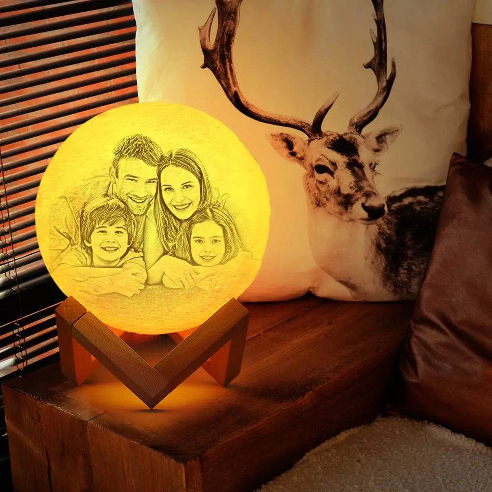 Customize Yourself - 3D Printed Photo Lunar Light Moon Lamp - Concordia Style Boutique