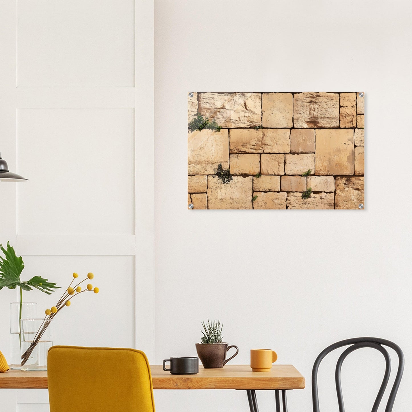 The Western Wall Brick Acrylic Print (Modern)