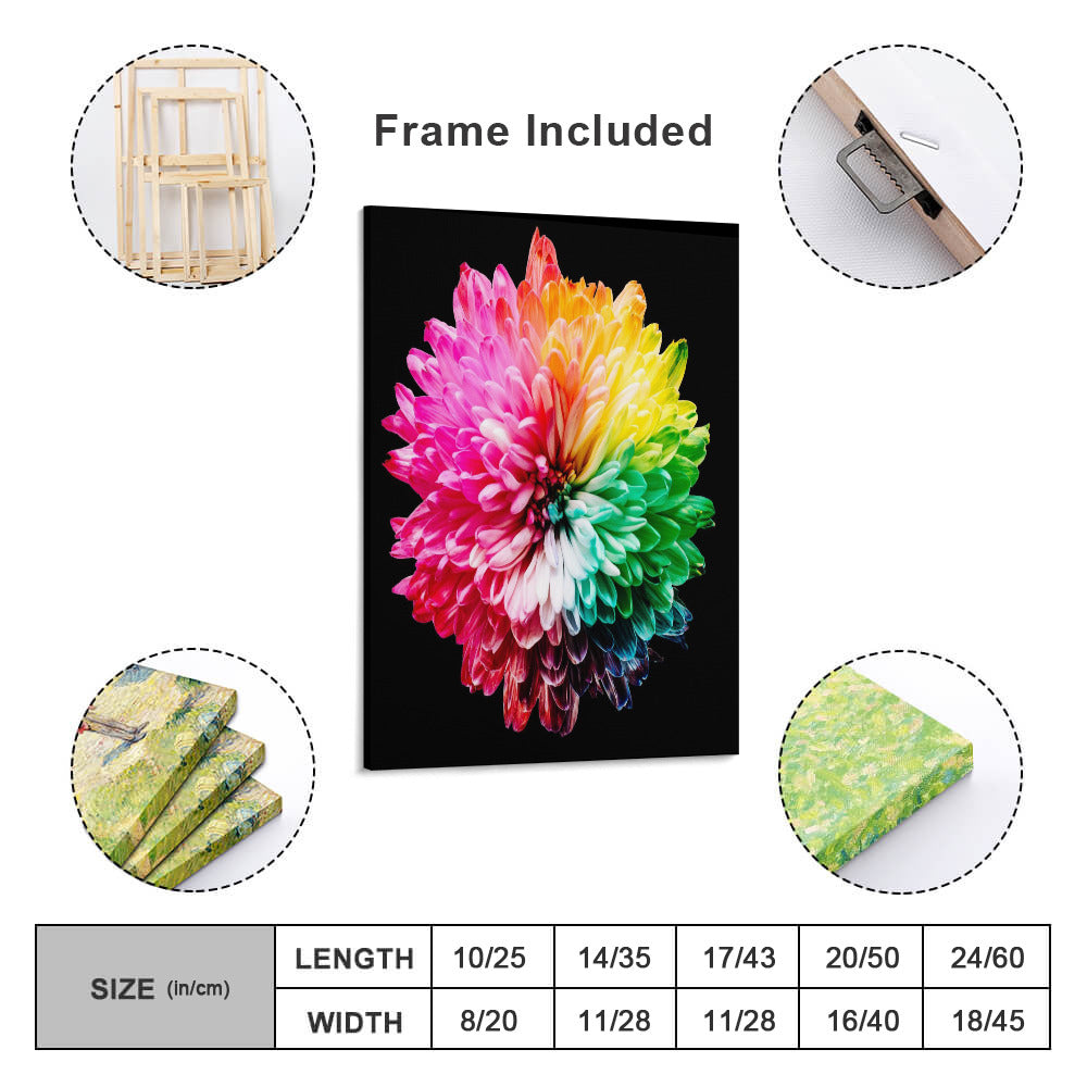 Canvas Print Multiple sizes Unframed & Framed (Vertical) - "The Flower" - Premium Artwork from Concordia Style Boutique - Just $55.98! Shop now at Concordia Style Boutique