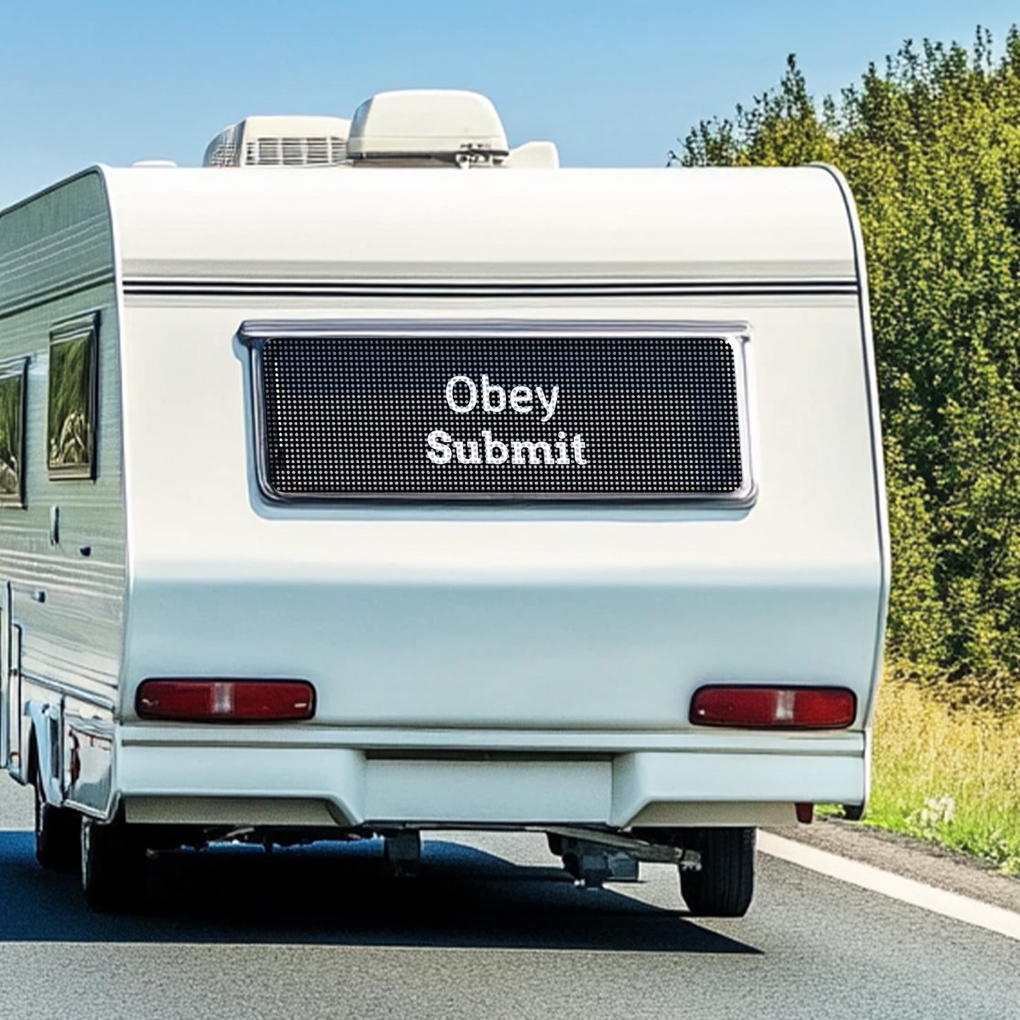 Obey and Submit - Rear Window Decal - Concordia Style Boutique