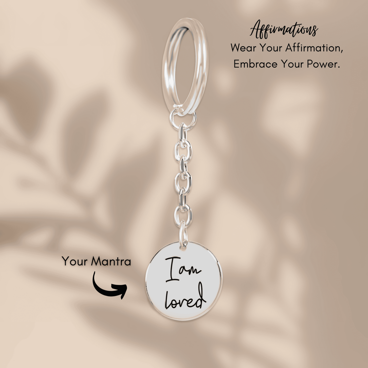 Affirmations Coin Keychain - Concordia Style Boutique