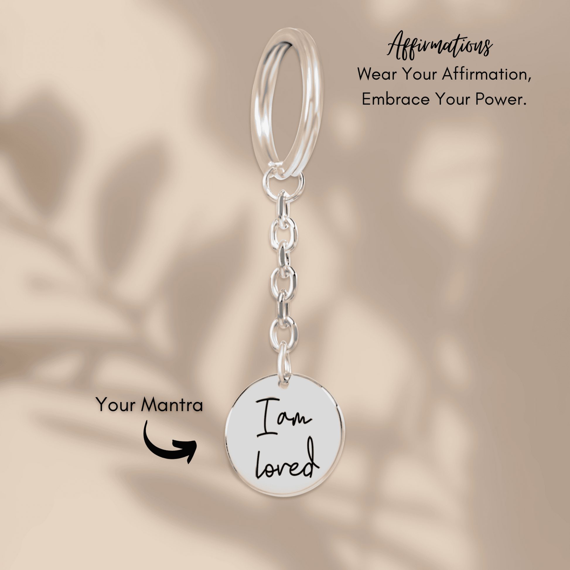 Affirmations Coin Keychain - Concordia Style Boutique