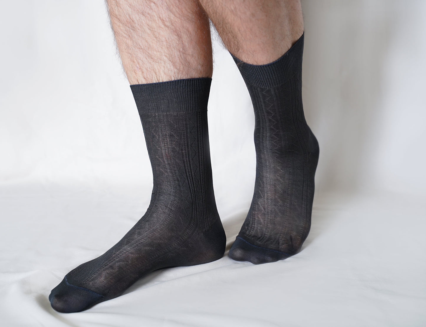 tittimitti® 100% Mercerized "Filo di Scozia" Cotton Men's Dress & Trouser Socks. Made in Italy