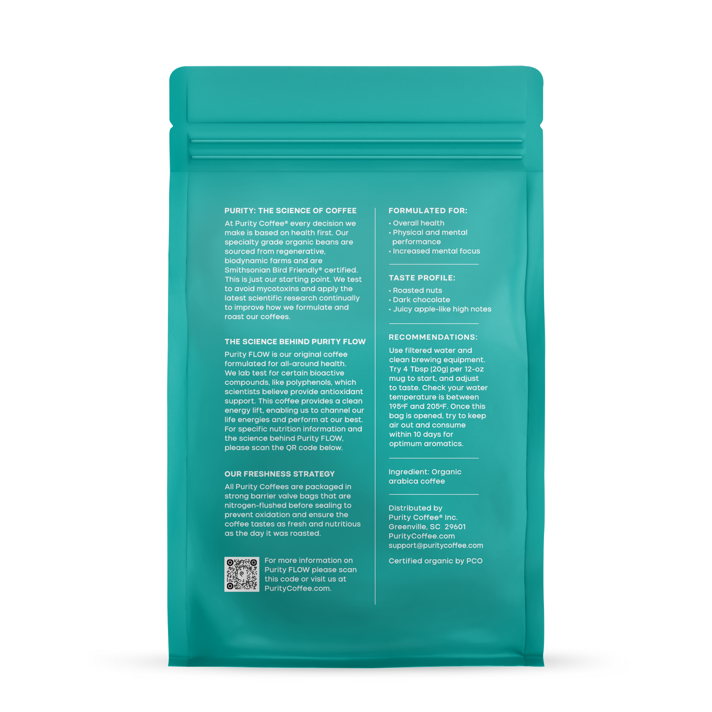 FLOW: Original Medium Roast Whole Bean Coffee - Concordia Style Boutique