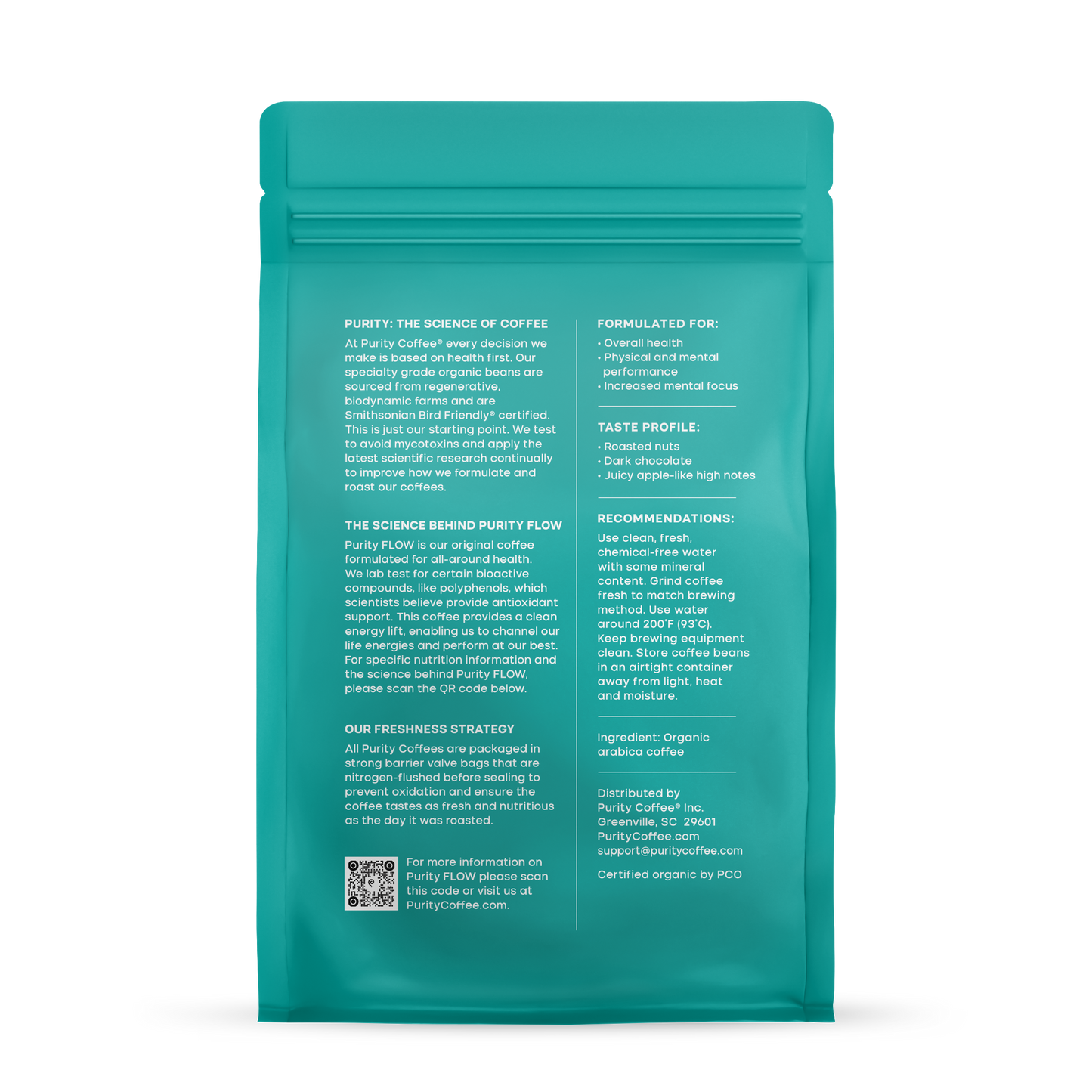 FLOW: Original Medium Roast Whole Bean Coffee - Concordia Style Boutique