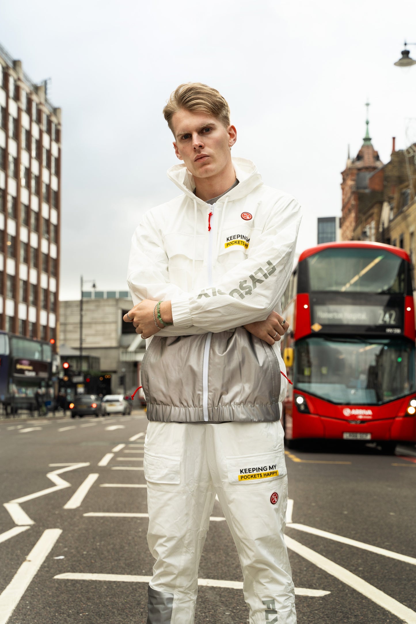 Happy Pockets Jogger (White) - Concordia Style Boutique