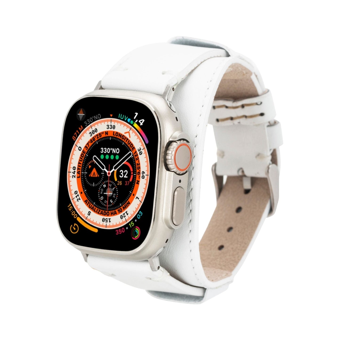 Fort Cuff Leather Bands for Apple Watch 9, Ultra 2 & SE - Concordia Style Boutique