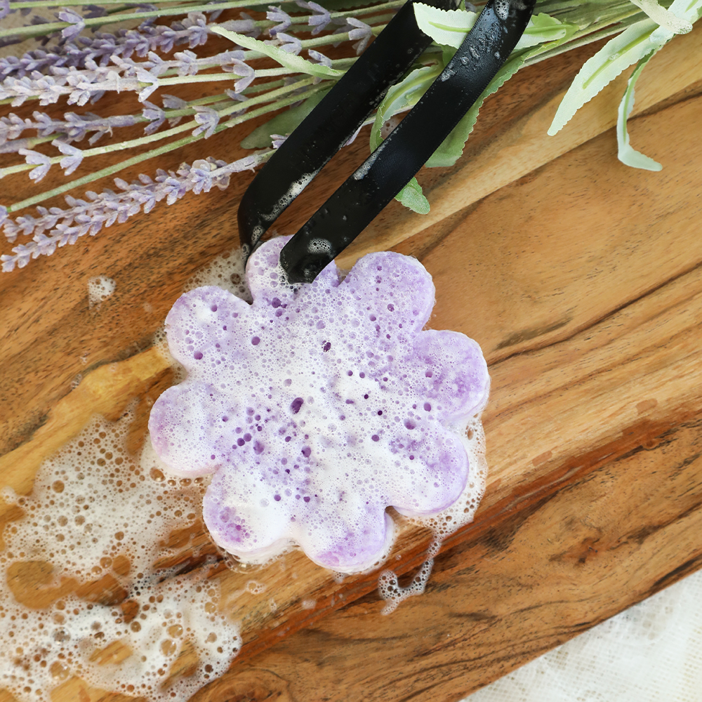 French Lavender Wild Flower Bath Sponge - Concordia Style Boutique