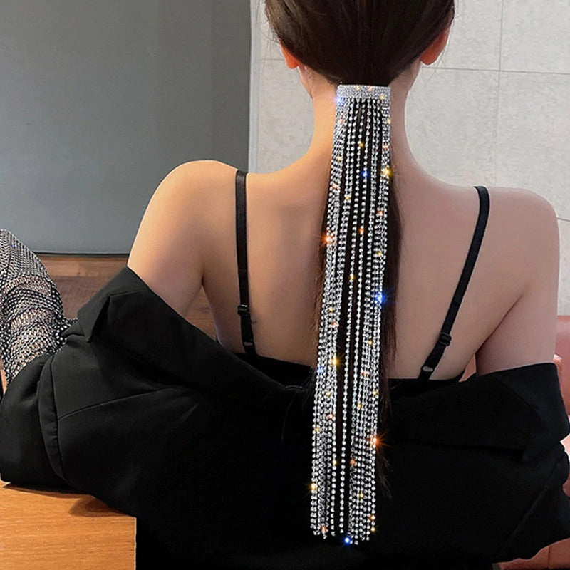 RHINESTONE HAIR TASSEL - Concordia Style Boutique