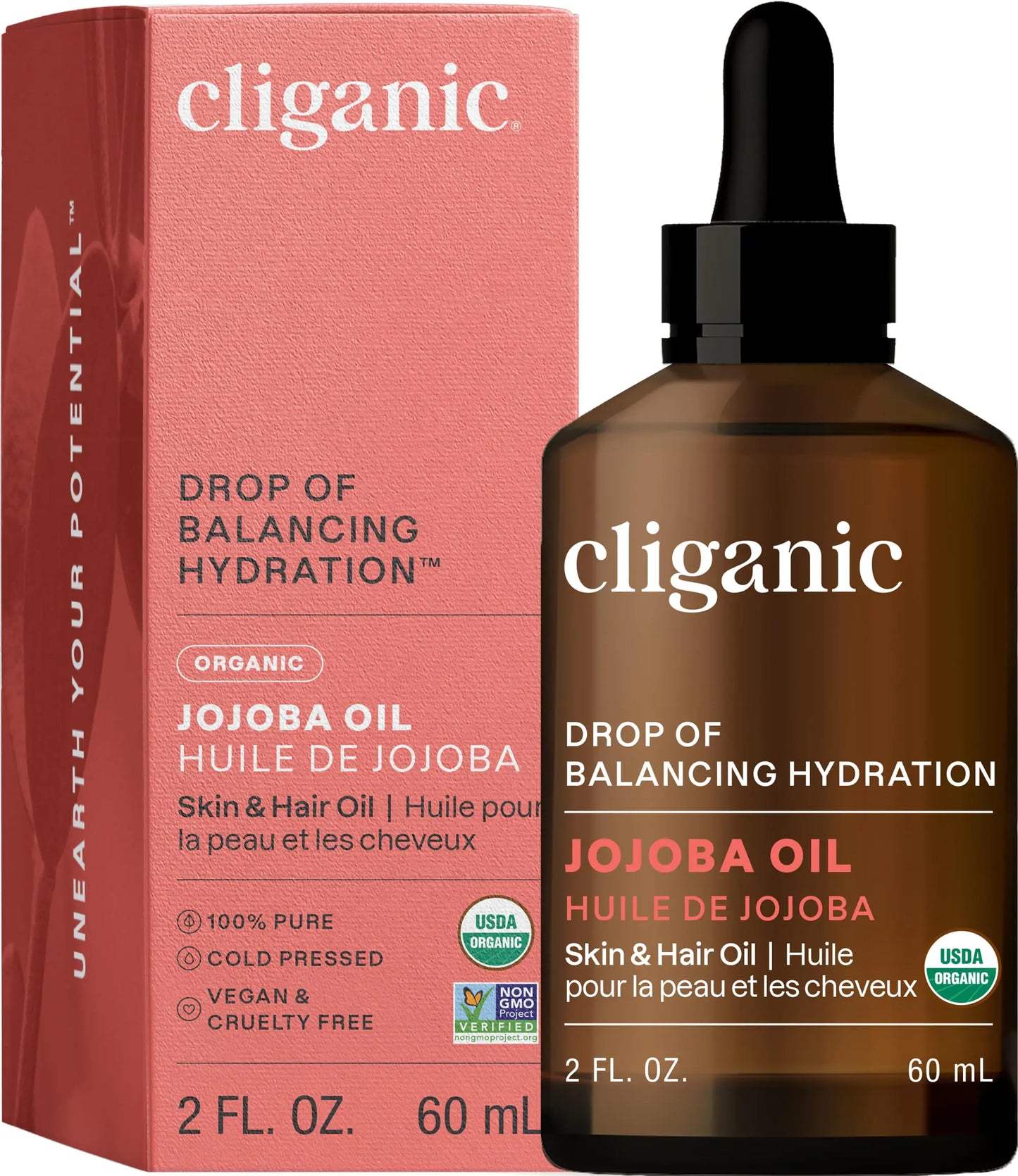 Jojoba Oil 100% Pure (2oz) | Natural Cold Pressed Unrefined Hexane Free Oil for Hair & Face | Base Carrier Oil (Packaging May Vary) - Premium Natural Jojoba Oil from Concordia Style Boutique - Just $21.66! Shop now at Concordia Style Boutique