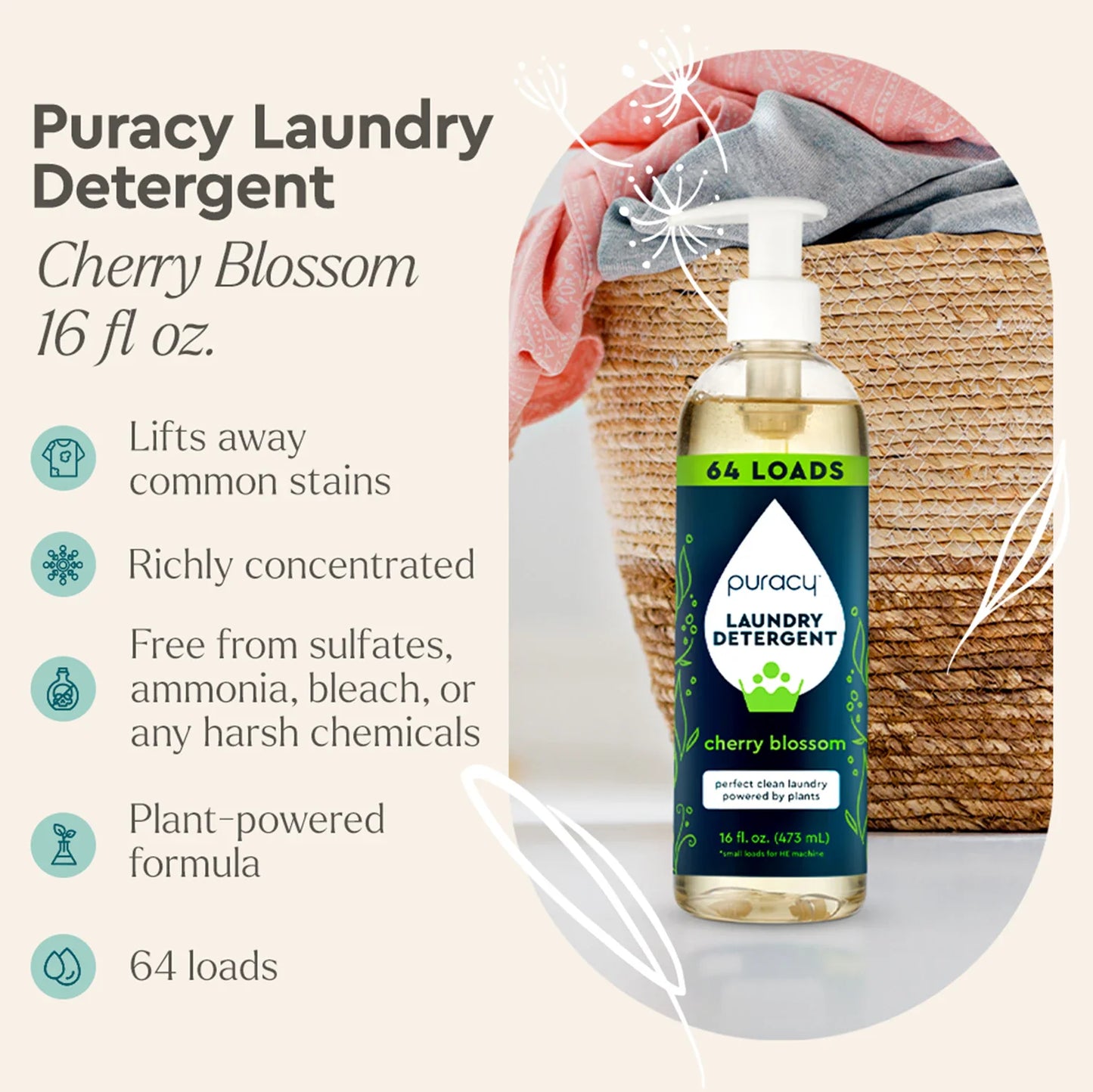 Laundry Detergent (Concentrated, Sulfate-Free) - Concordia Style Boutique