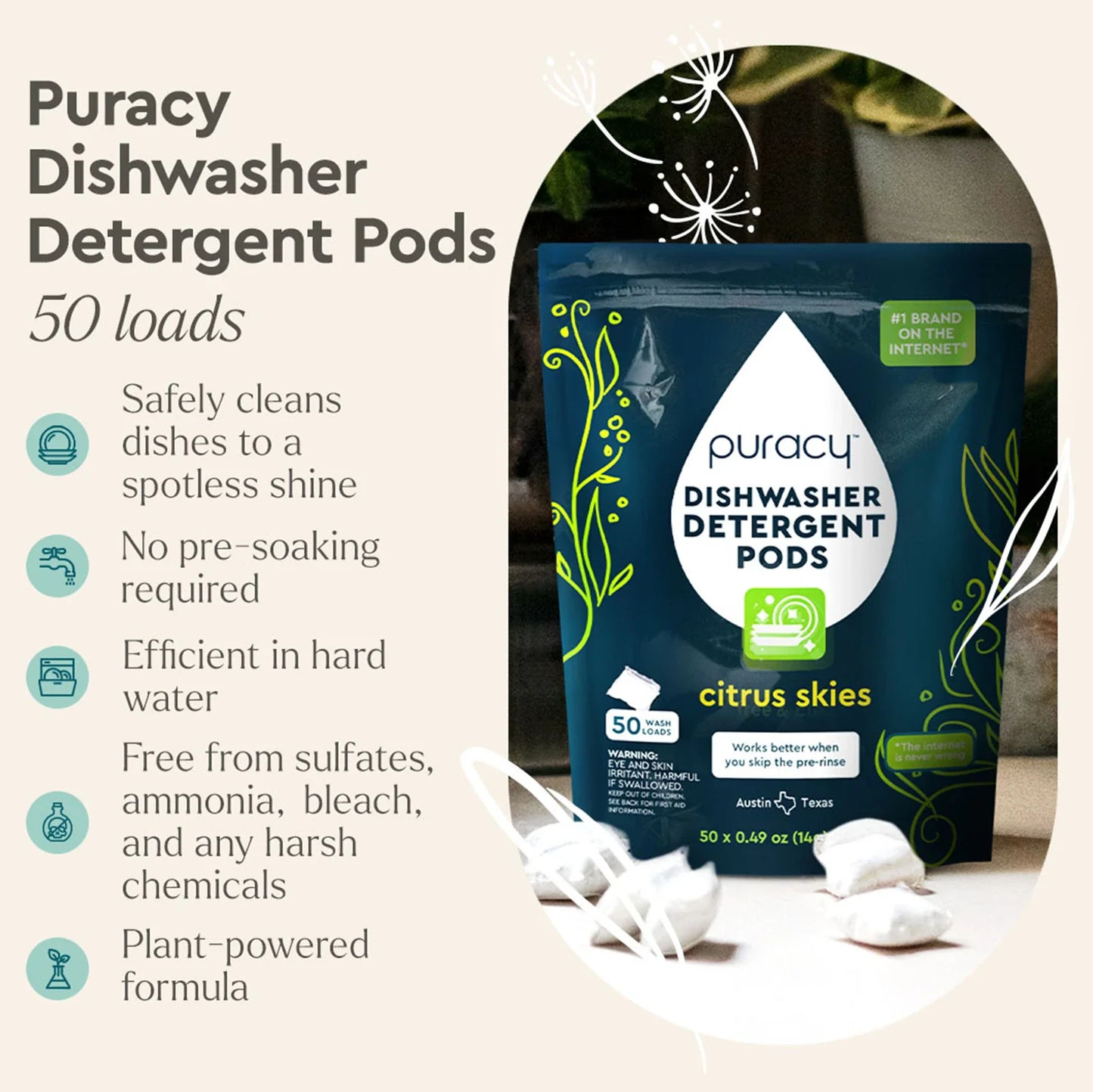 Dishwasher Detergent Pods - Concordia Style Boutique