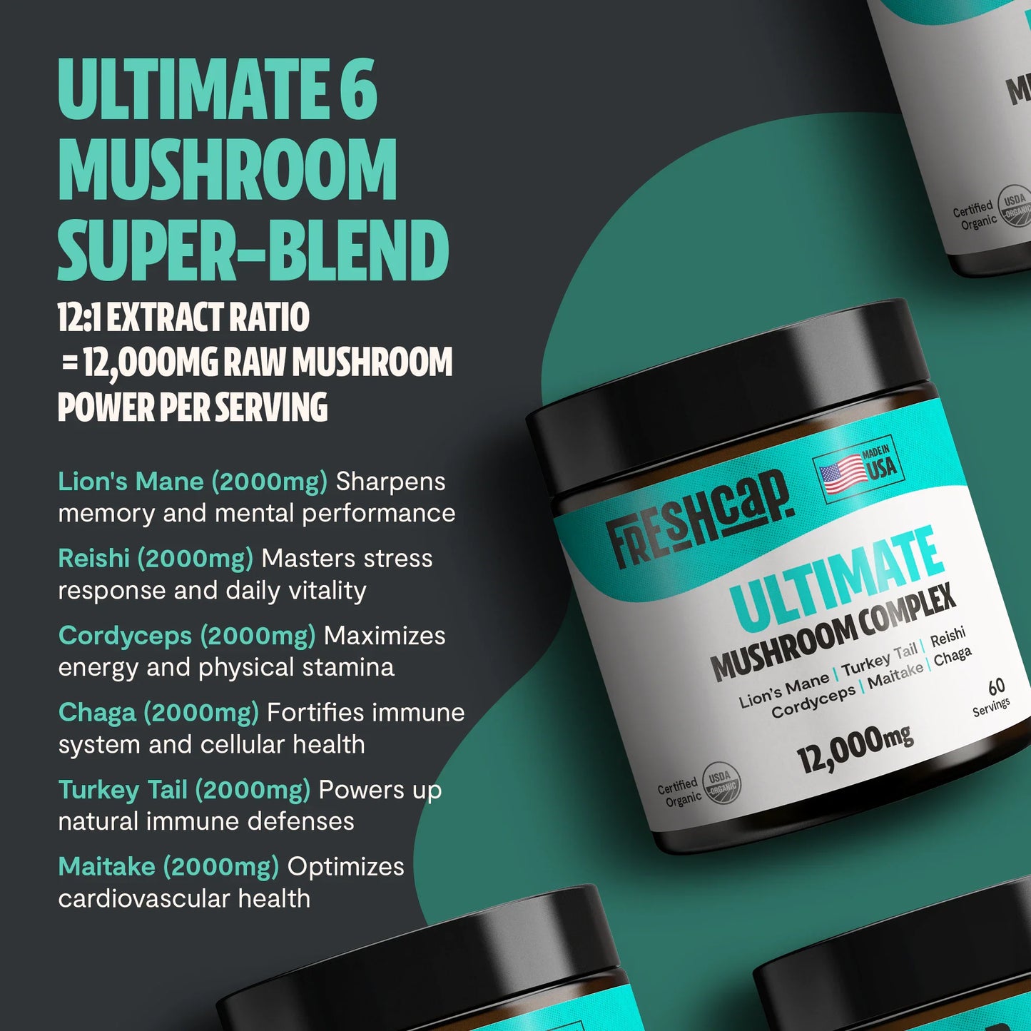 Ultimate Mushroom Complex Powder - Concordia Style Boutique