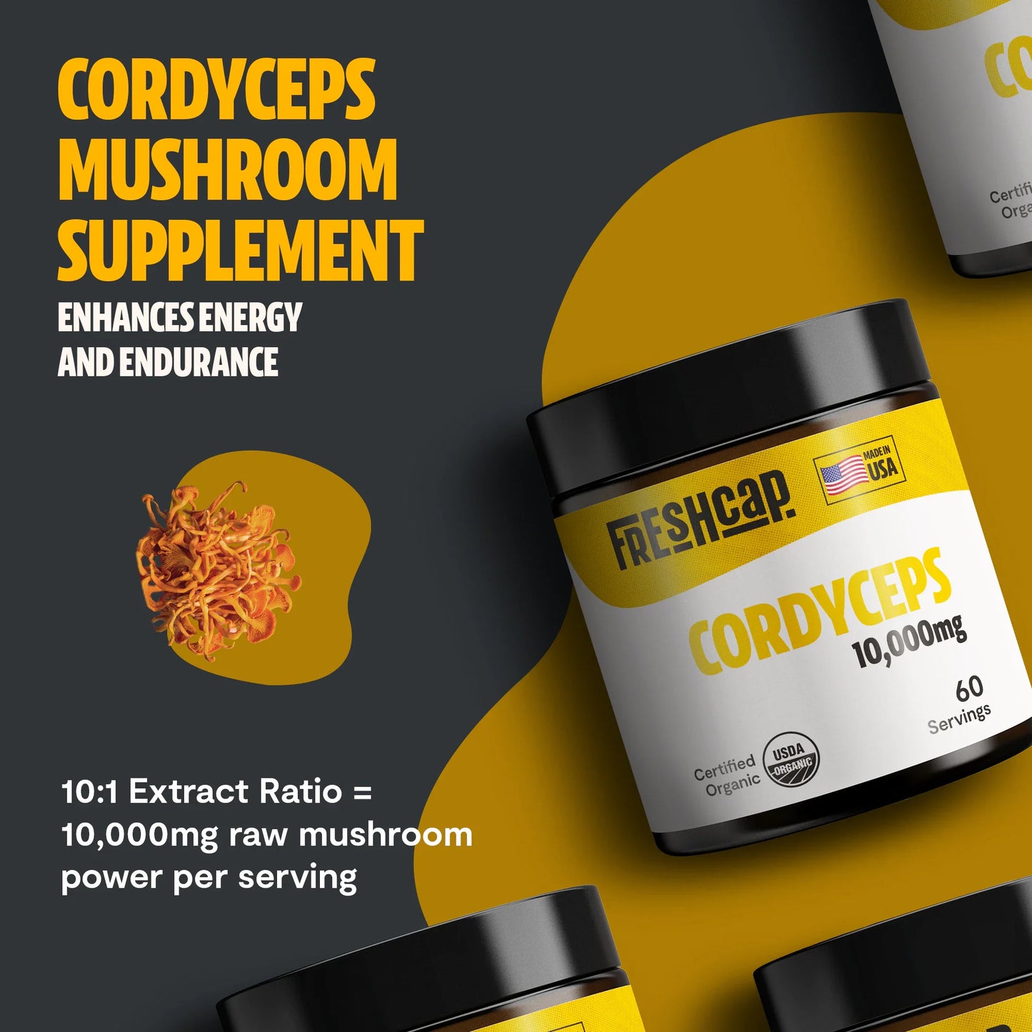 Cordyceps Mushroom Extract Powder - Concordia Style Boutique