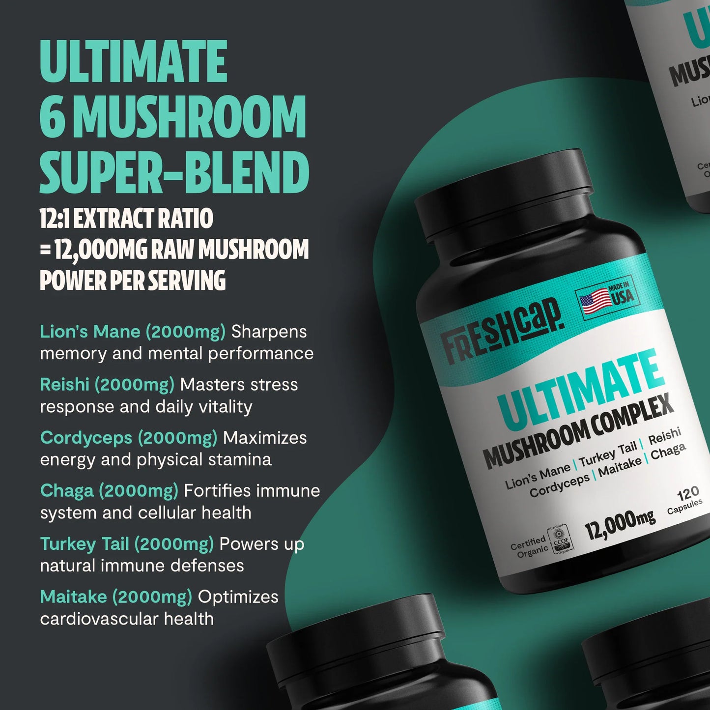 Ultimate Mushroom Complex Capsules - Concordia Style Boutique