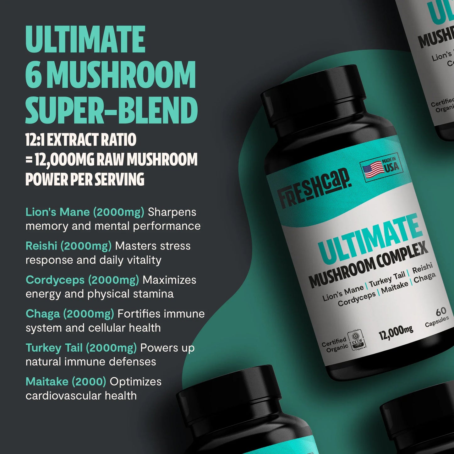 Ultimate Mushroom Complex Capsules - Concordia Style Boutique