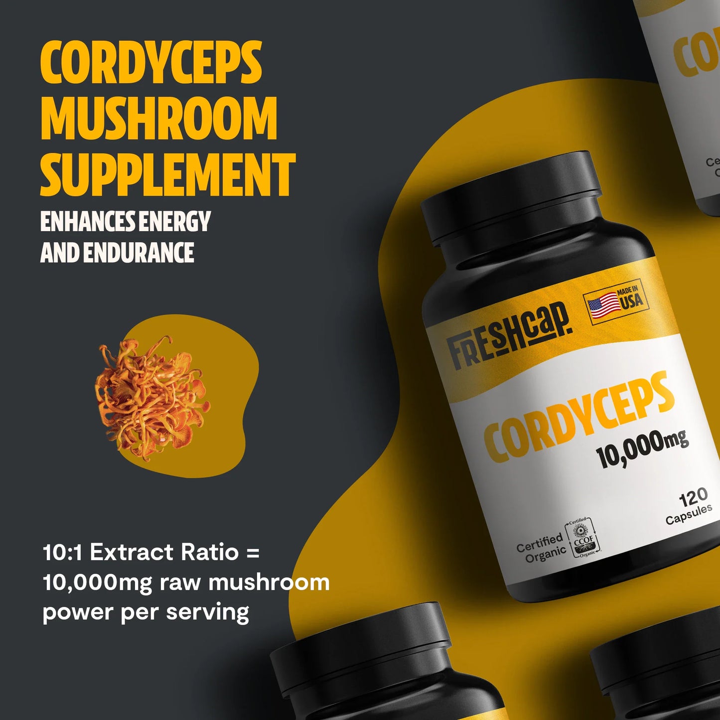 Cordyceps Mushroom Extract Capsules - Concordia Style Boutique