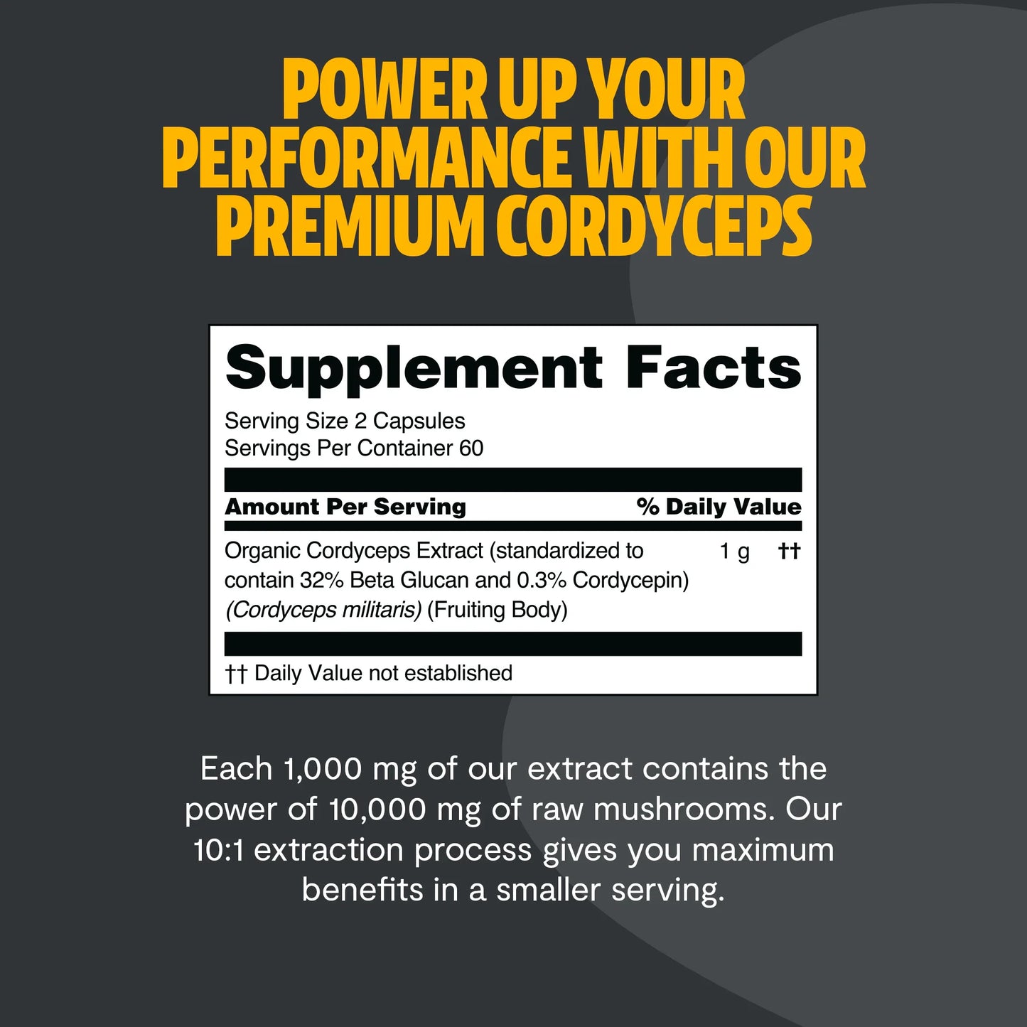 Cordyceps Mushroom Extract Capsules - Concordia Style Boutique