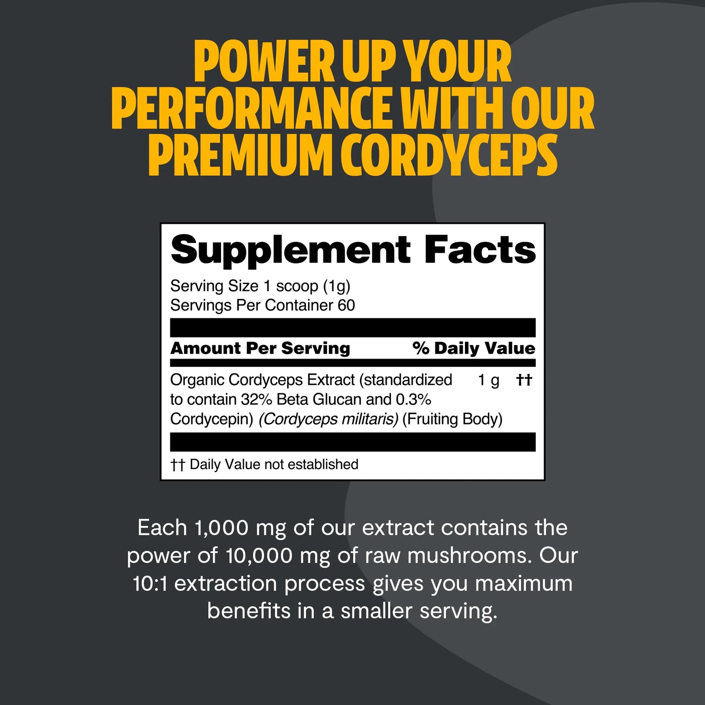 Cordyceps Mushroom Extract Powder - Concordia Style Boutique