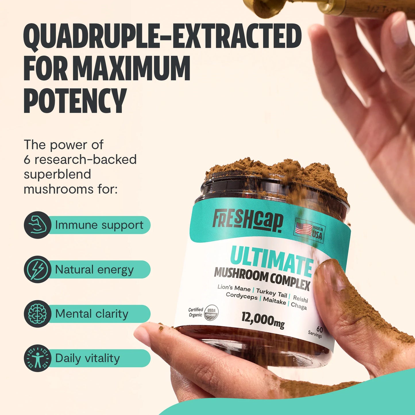 Ultimate Mushroom Complex Powder - Concordia Style Boutique