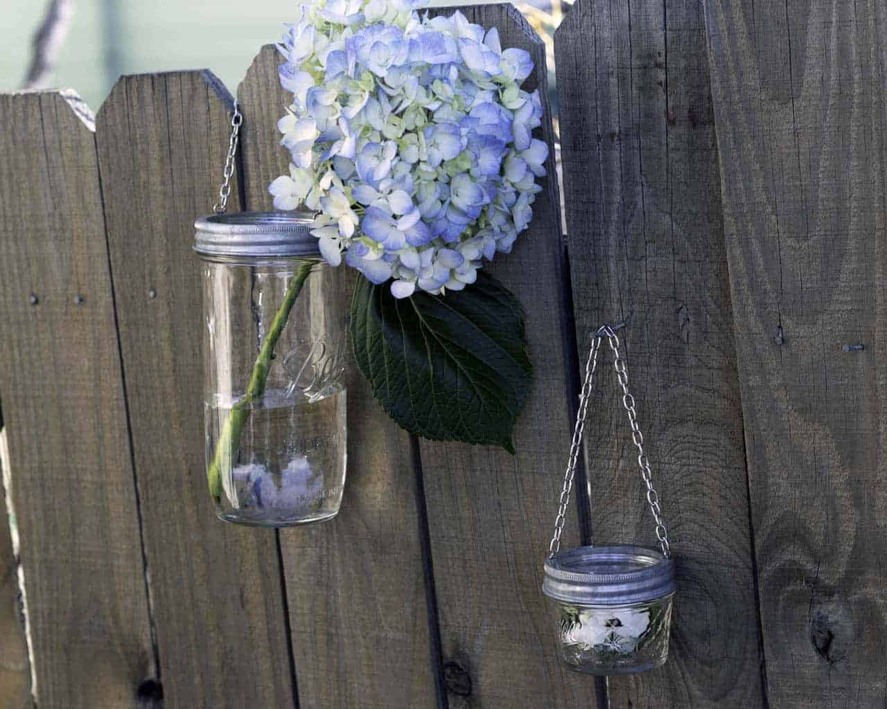 Galvanized Band with Chain Handle for Mason Jars 6 Pack - Concordia Style Boutique